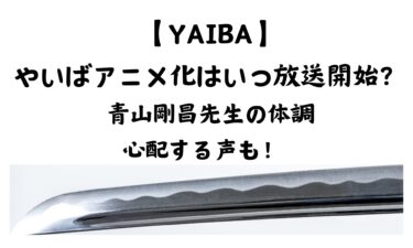 【YAIBA】やいばのアニメ化はいつ放送開始されるの？青山剛昌先生の体調を心配する声も！