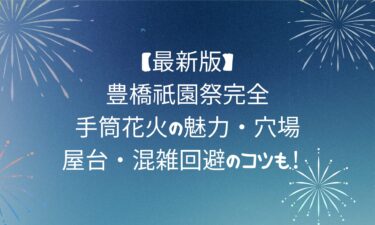 豊橋祇園祭完全ガイド！手筒花火の魅力・穴場・屋台・混雑回避のコツも！