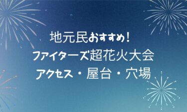 地元民おすすめ！ファイターズ超花火大会2025の楽しみ方｜アクセス・屋台・穴場