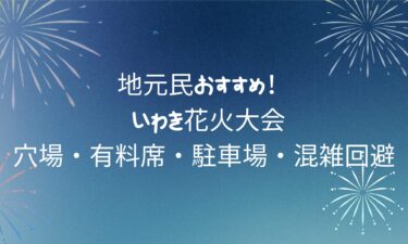 【最新版】いわき花火大会の完全ガイド！穴場・有料席・駐車場・混雑回避まで～