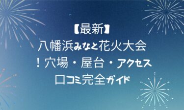 【最新】八幡浜みなと花火大会の楽しみ方！穴場・屋台・アクセス・口コミ完全ガイド