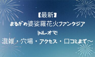 【最新】まるがめ婆娑羅花火ファンタジアinレオマ!混雑・穴場・アクセス・口コミまで～